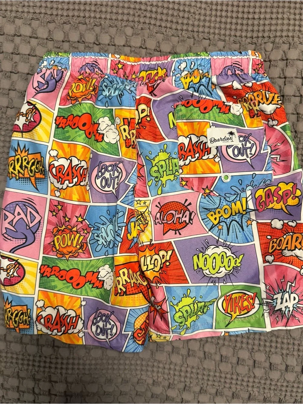 Comic Pop Art Swim Trunks - Multicolor